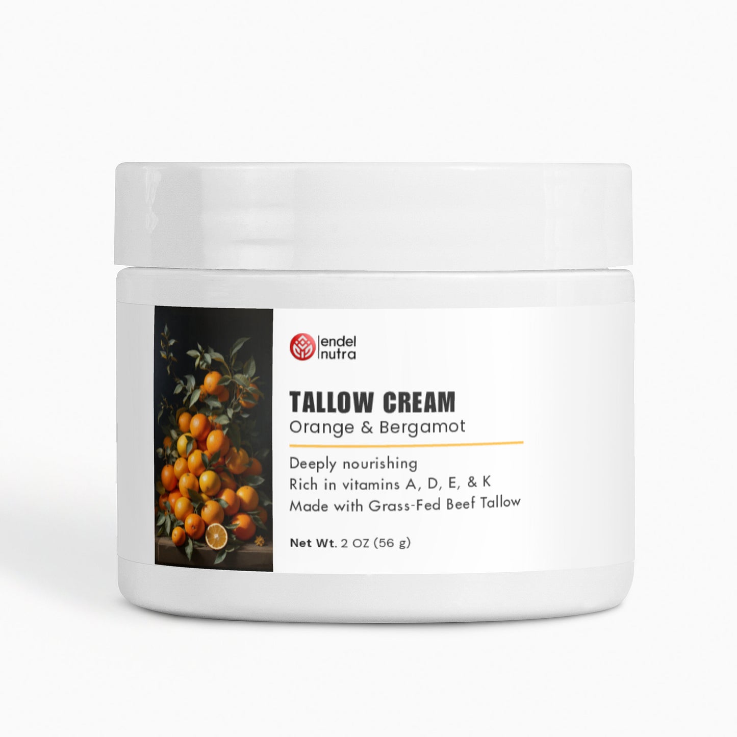 Tallow Cream Orange & Bergamot