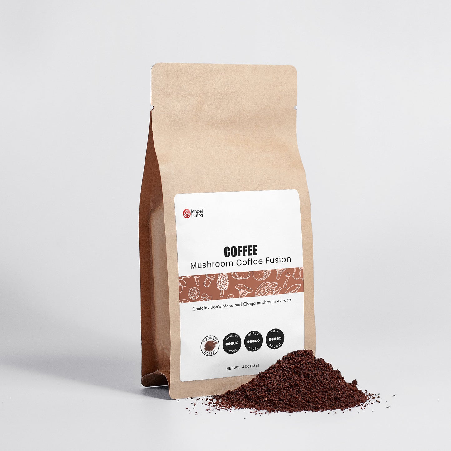 Mushroom Coffee Fusion - Lion’s Mane & Chaga 4oz