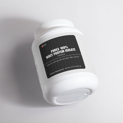 Pure3 100% Whey Protein Isolate (Vanilla)