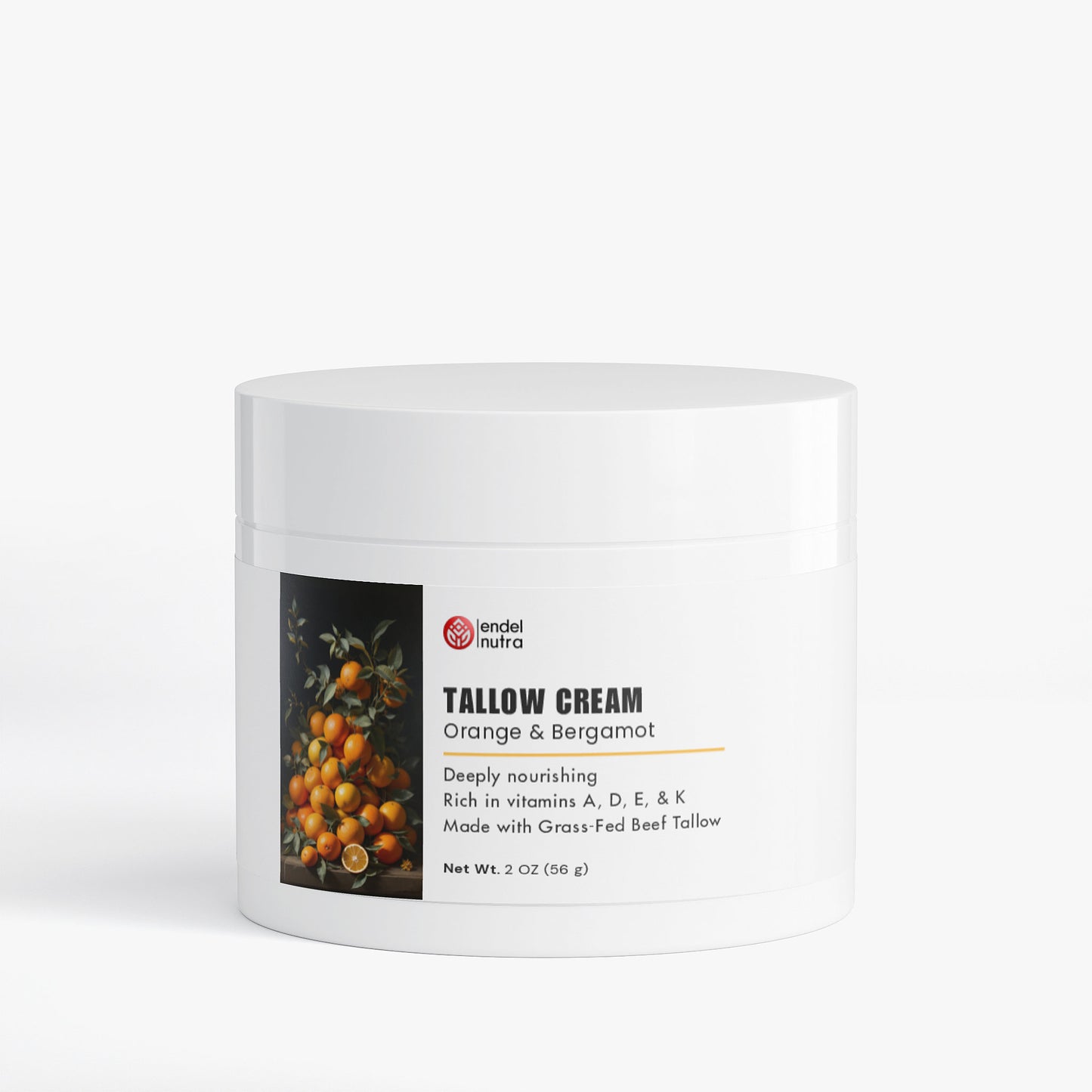 Tallow Cream Orange & Bergamot
