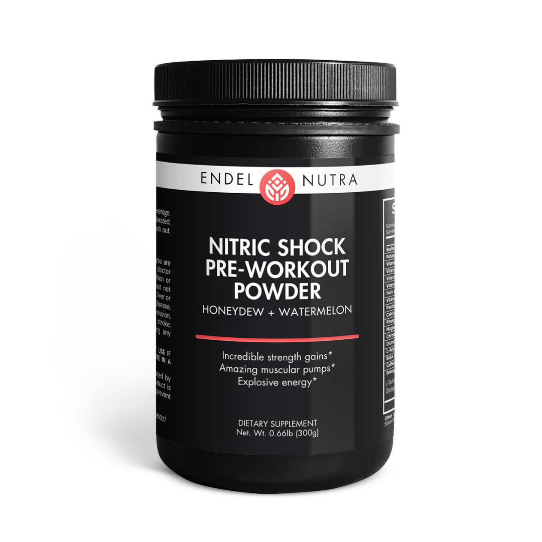 Nitric Shock Pre-Workout Powder (Honeydew + Watermelon)