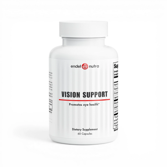 Supplement bottle labeled 'Berberine' by Endel Nutra on a white background