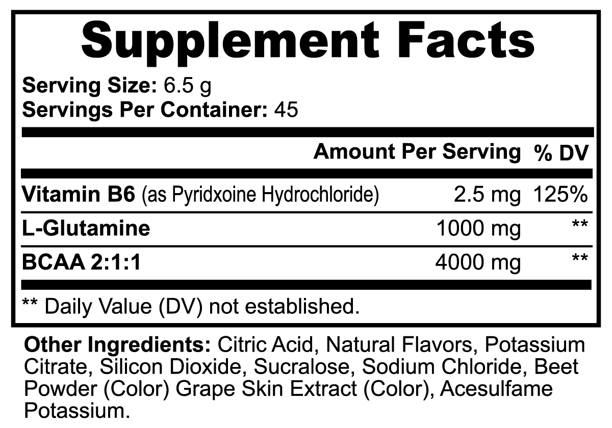 BCAA Post Workout Powder (Honeydew + Watermelon)